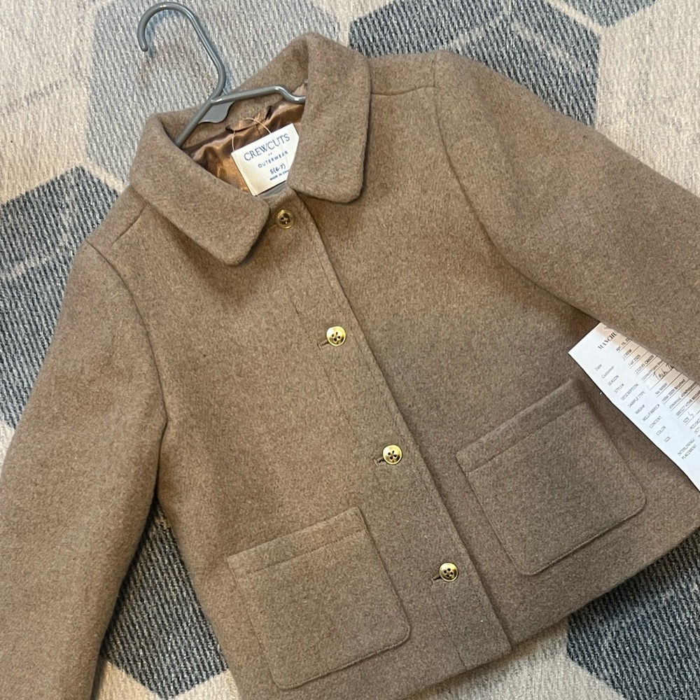 Crewcuts Brown Pea Coat for Kids